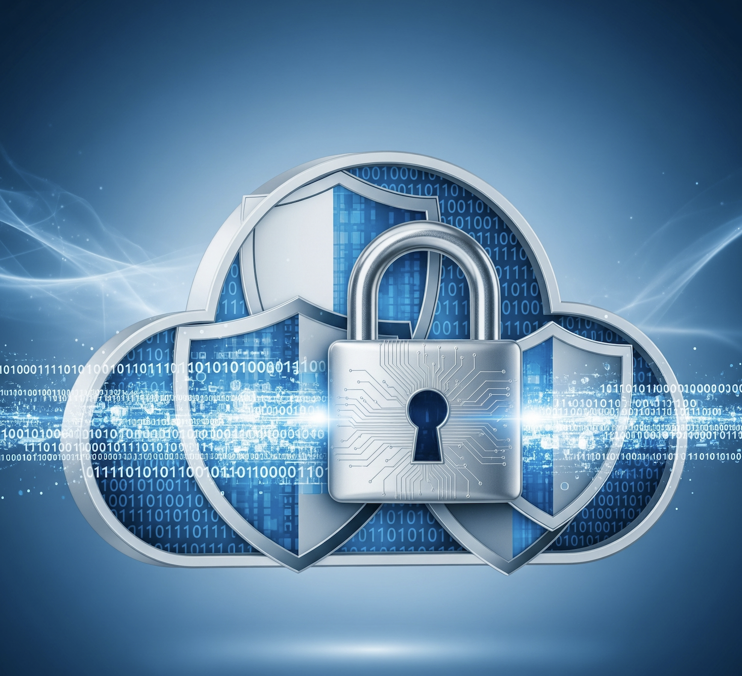 Cloud security concept image