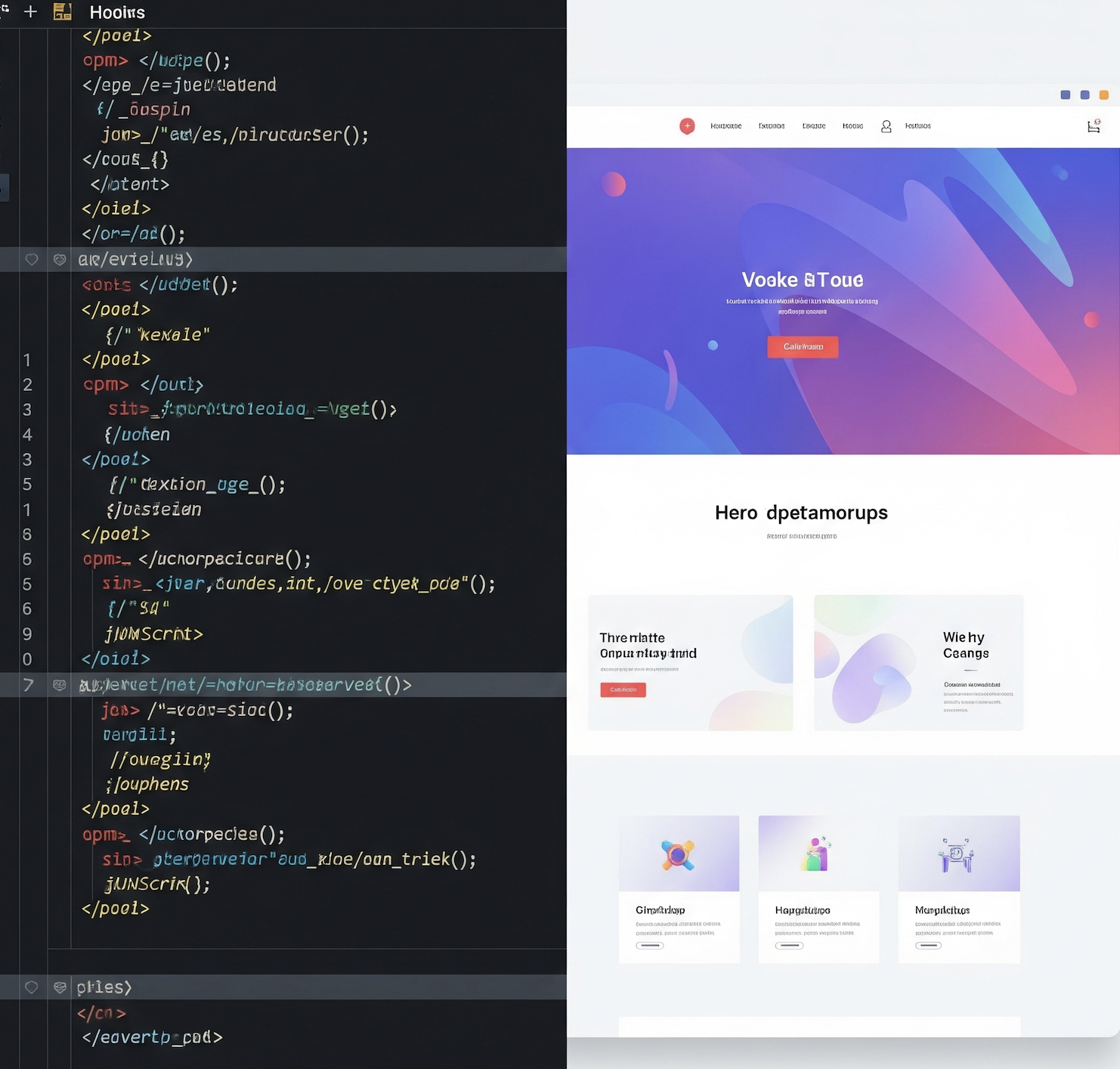 Next.js logo and code